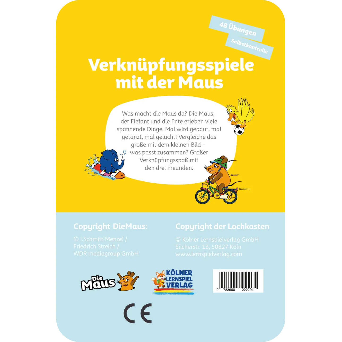 Kölner Lernspielverlag - Verknüpfungsspiele mit der Maus 3-4 Jahre