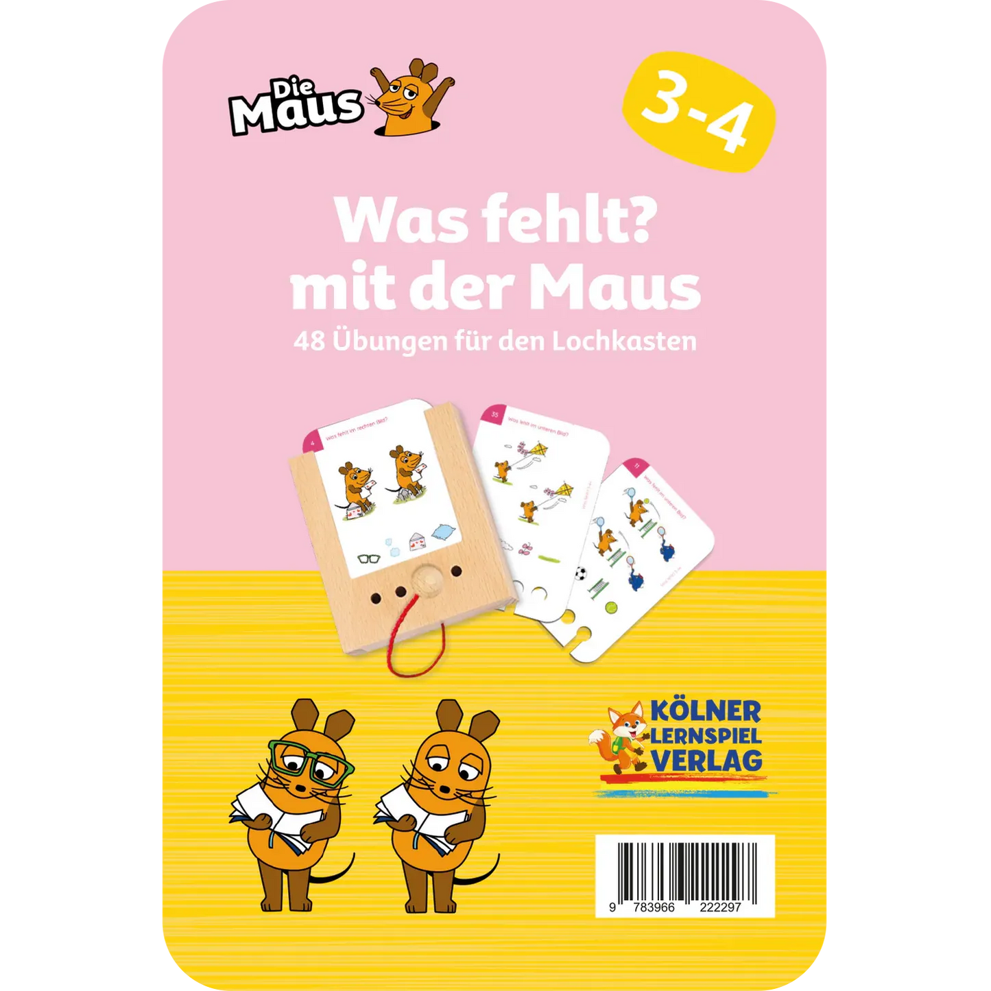 Kölner Lernspielverlag - Was fehlt? mit der Maus 3-4 Jahre