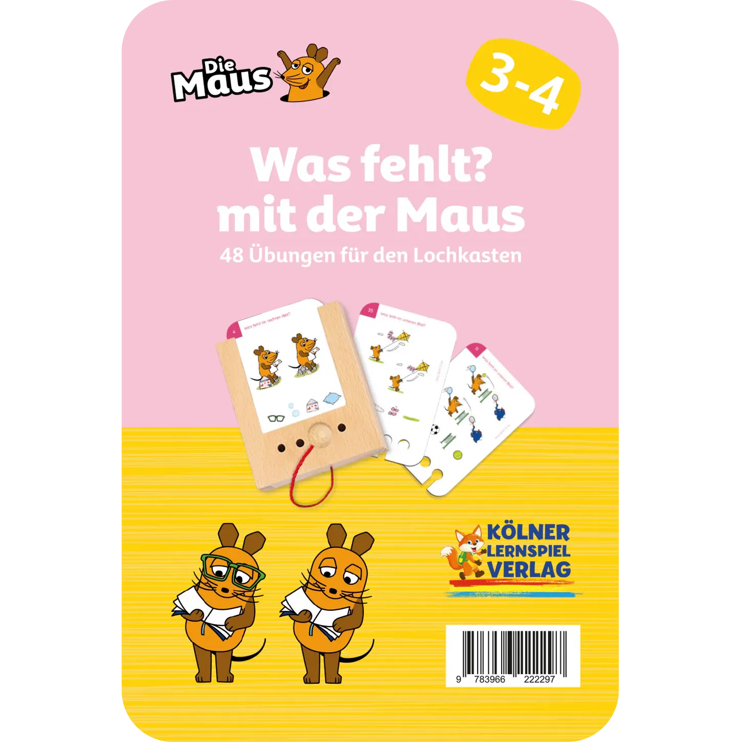 Kölner Lernspielverlag - Was fehlt? mit der Maus 3-4 Jahre