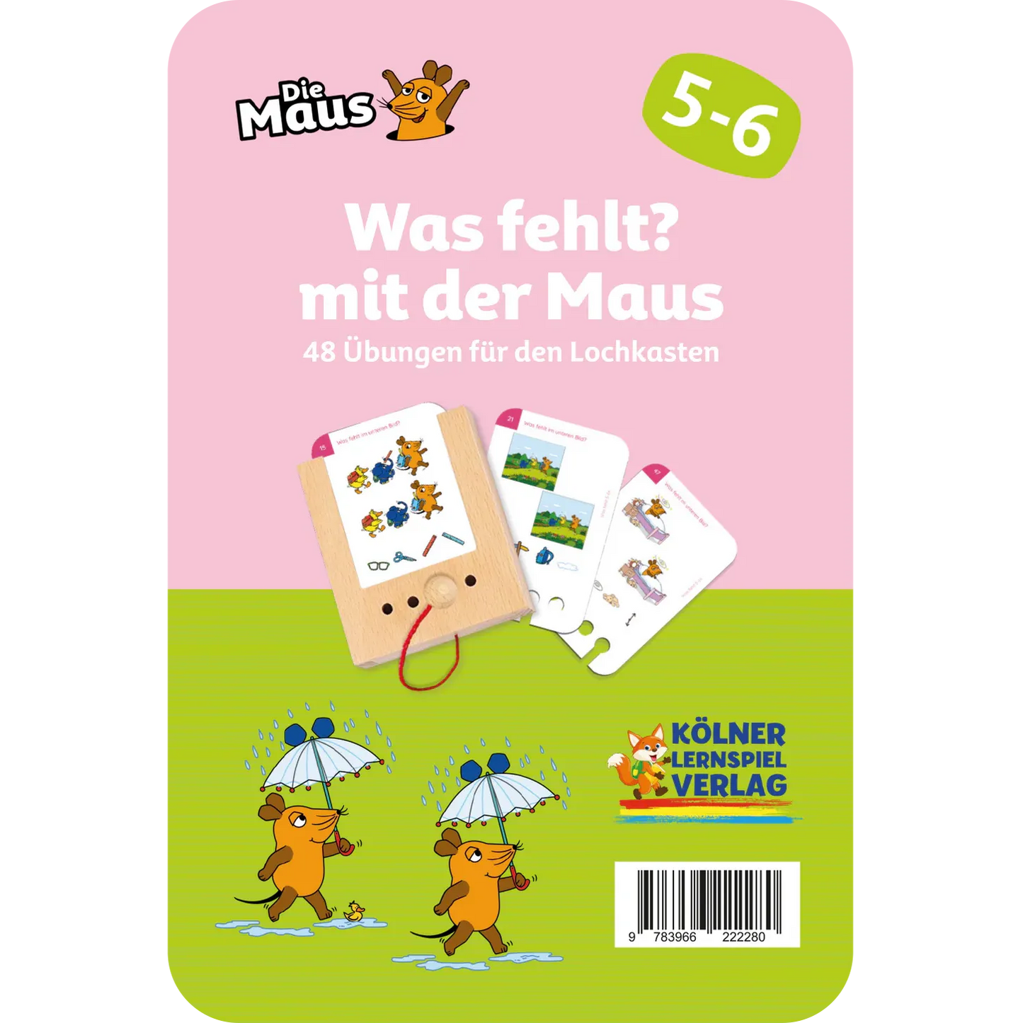 Kölner Lernspielverlag - Was fehlt? mit der Maus 5-6 Jahre