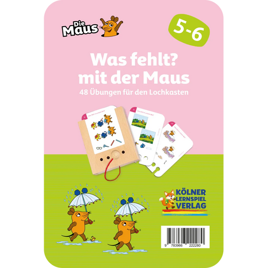 Kölner Lernspielverlag - Was fehlt? mit der Maus 5-6 Jahre