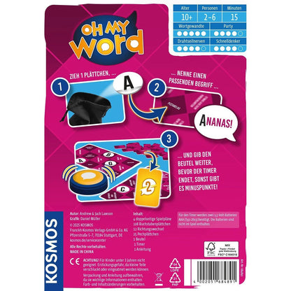 Kosmos oh my Word - schnelles Wort-Assoziationsspiel