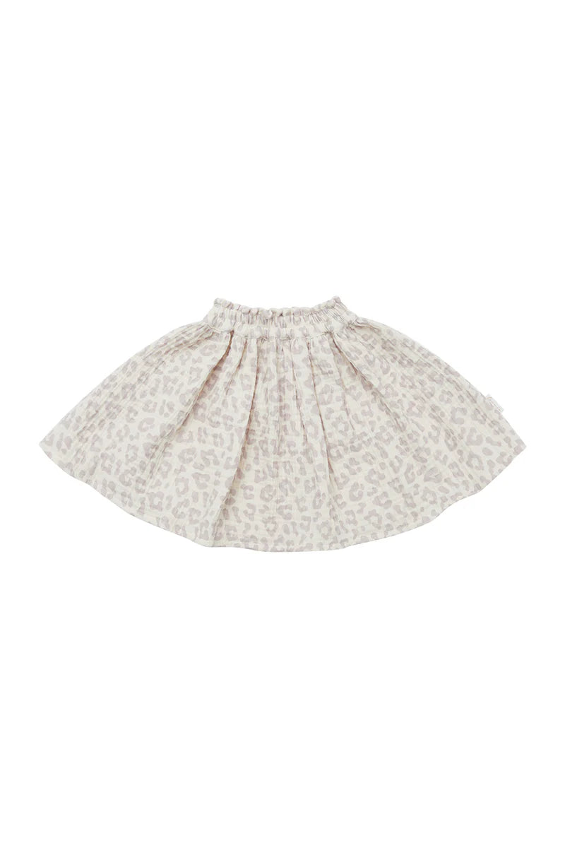 Leevje Muslin Skirt ‘Leopard’