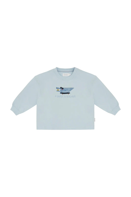 Leevje Unisex Oversized Sweatshirt 'Crocodile'