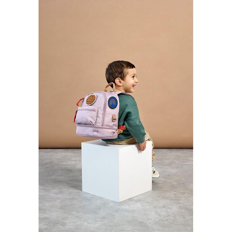 Lässig Mini Kindergarten Rucksack Little Gang Lila