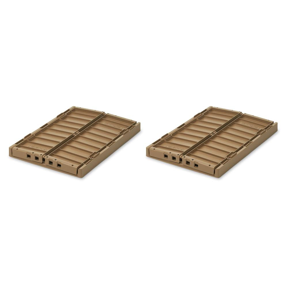 Liewood Weston Storage Box M 2er-Pack Oat