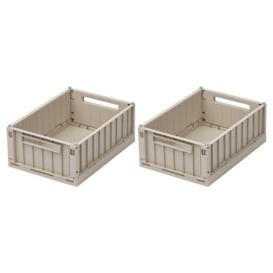 Liewood Weston Storage Box S 2er-Pack Sandy