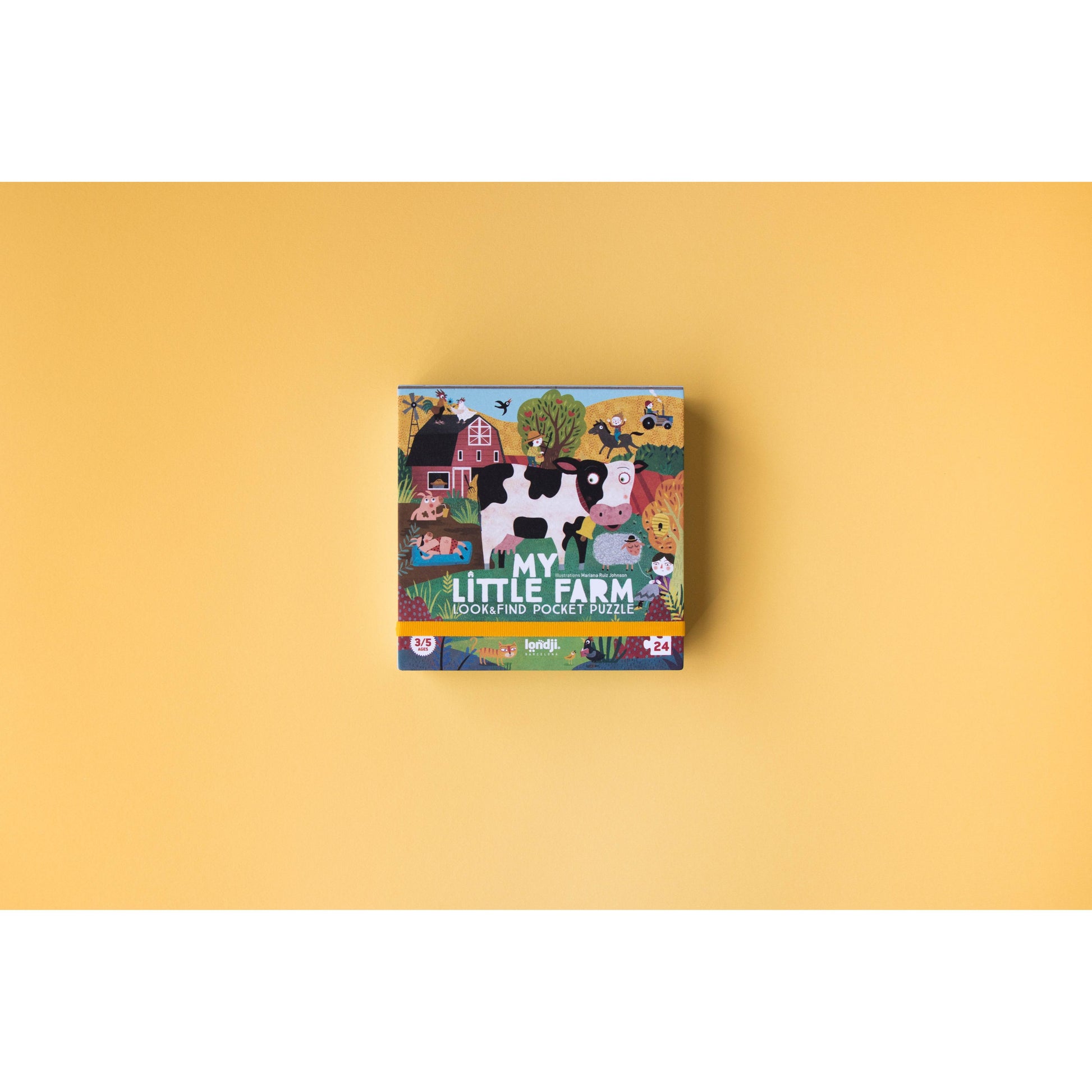 Londji 24-teiliges Puzzle my little farm Bauernhof