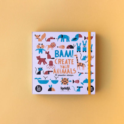 Londji Bam! Create your Animals 17 Holzstempel