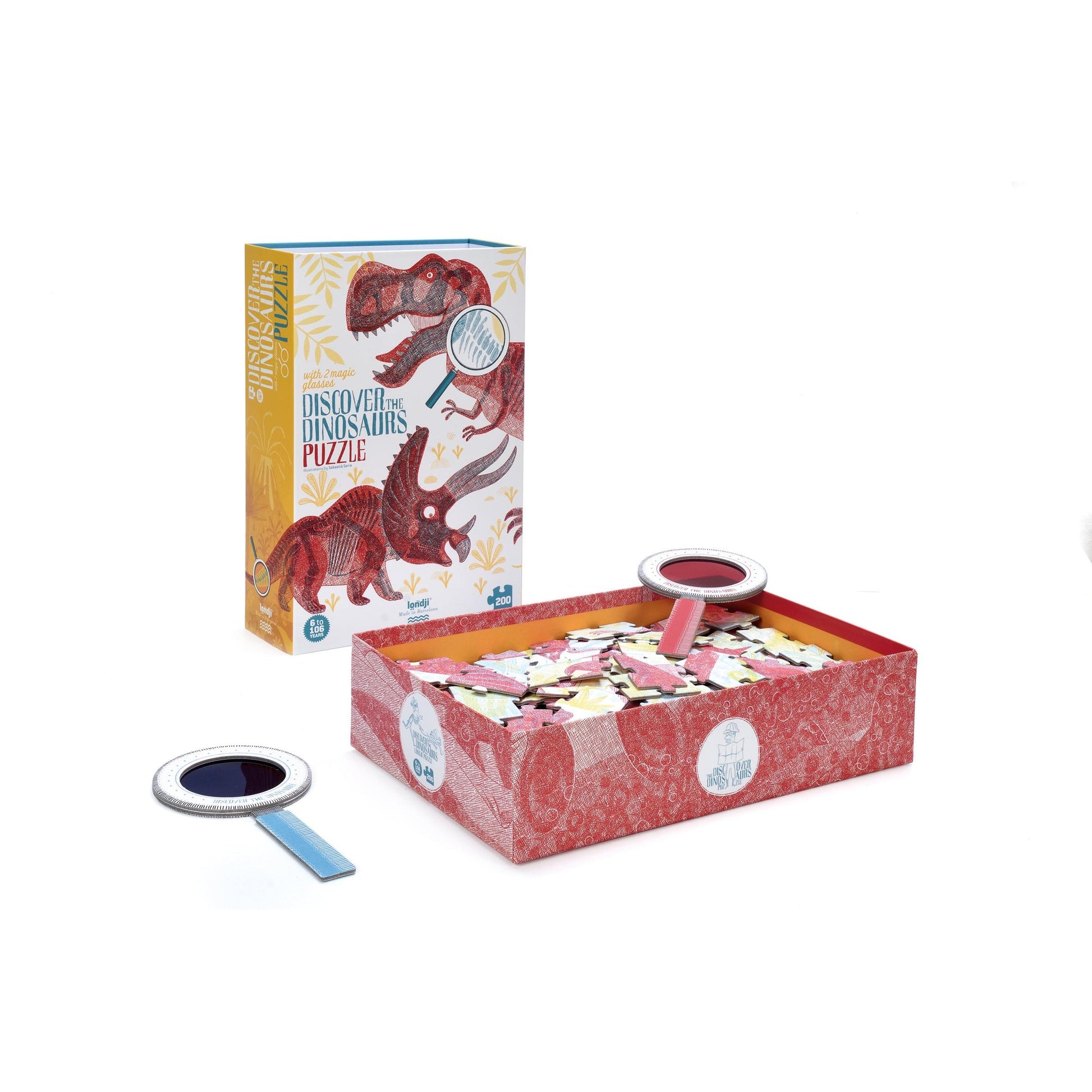 Londji Discover Dino Puzzle 200 Teile
