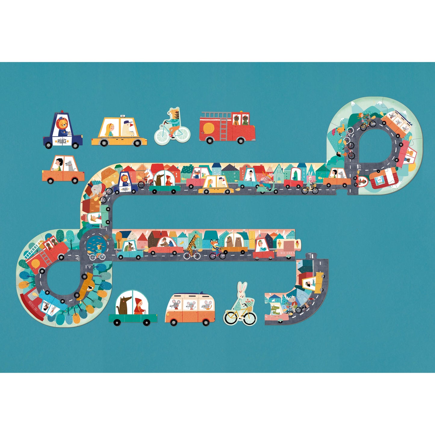 Londji Pocket Entdecker-Puzzle PETIT VOYAGE (24 Teile)