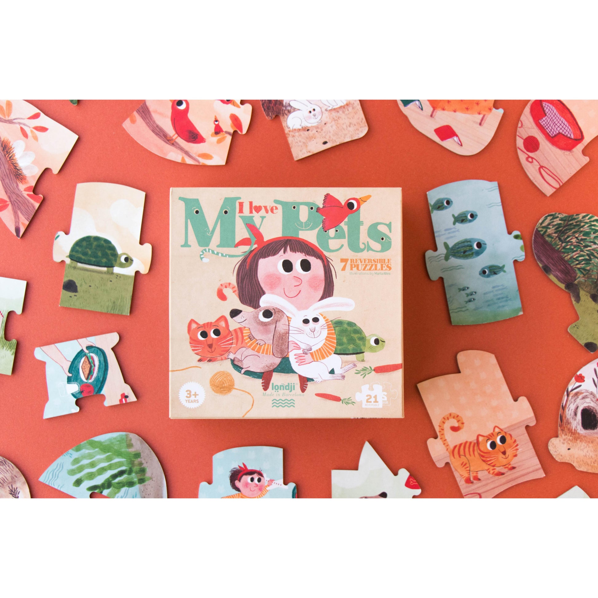 Londji Puzzle I Love My Pets 21-teilig