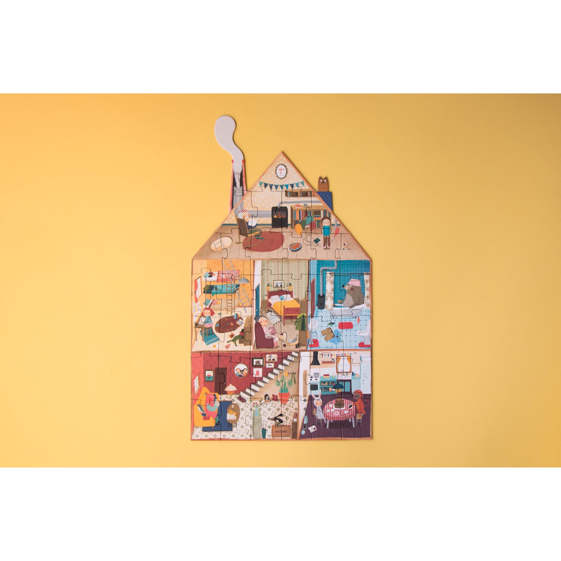 Londji Wendepuzzle - Welcome to my home - 36 Teile