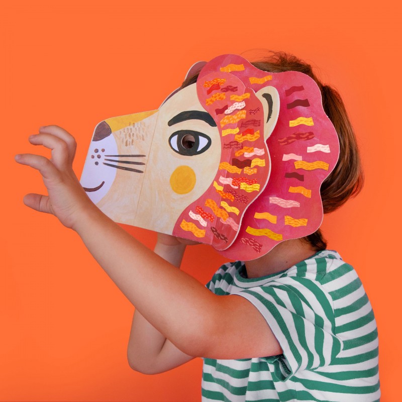 Londji be wild! Maske und Sticker