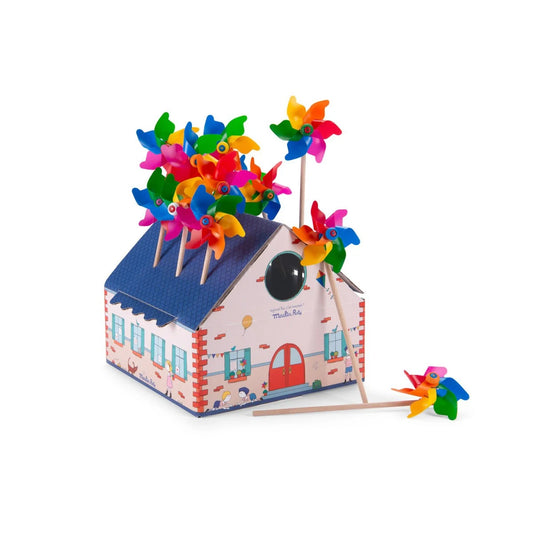 Moulin Roty buntes Windrad