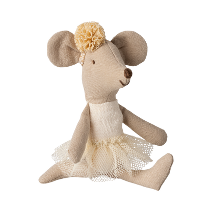 Maileg Ballerina Maus weiß kleine Schwester