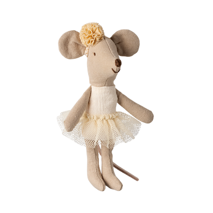 Maileg Ballerina Maus weiß kleine Schwester