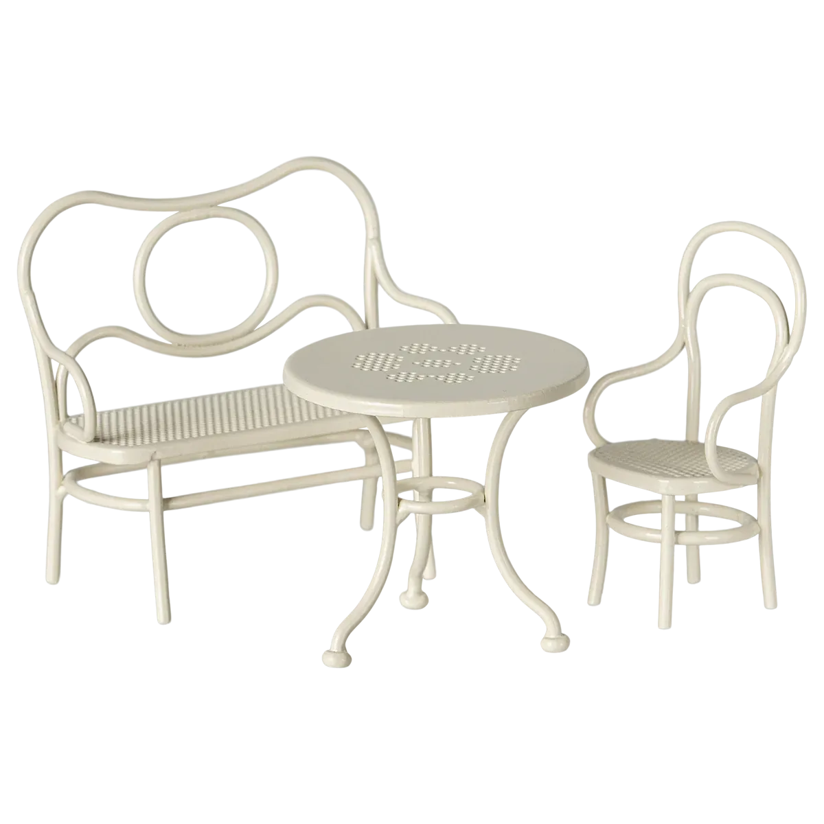 Maileg Café Set Tisch und Bank für Mäuse 2 Teilig