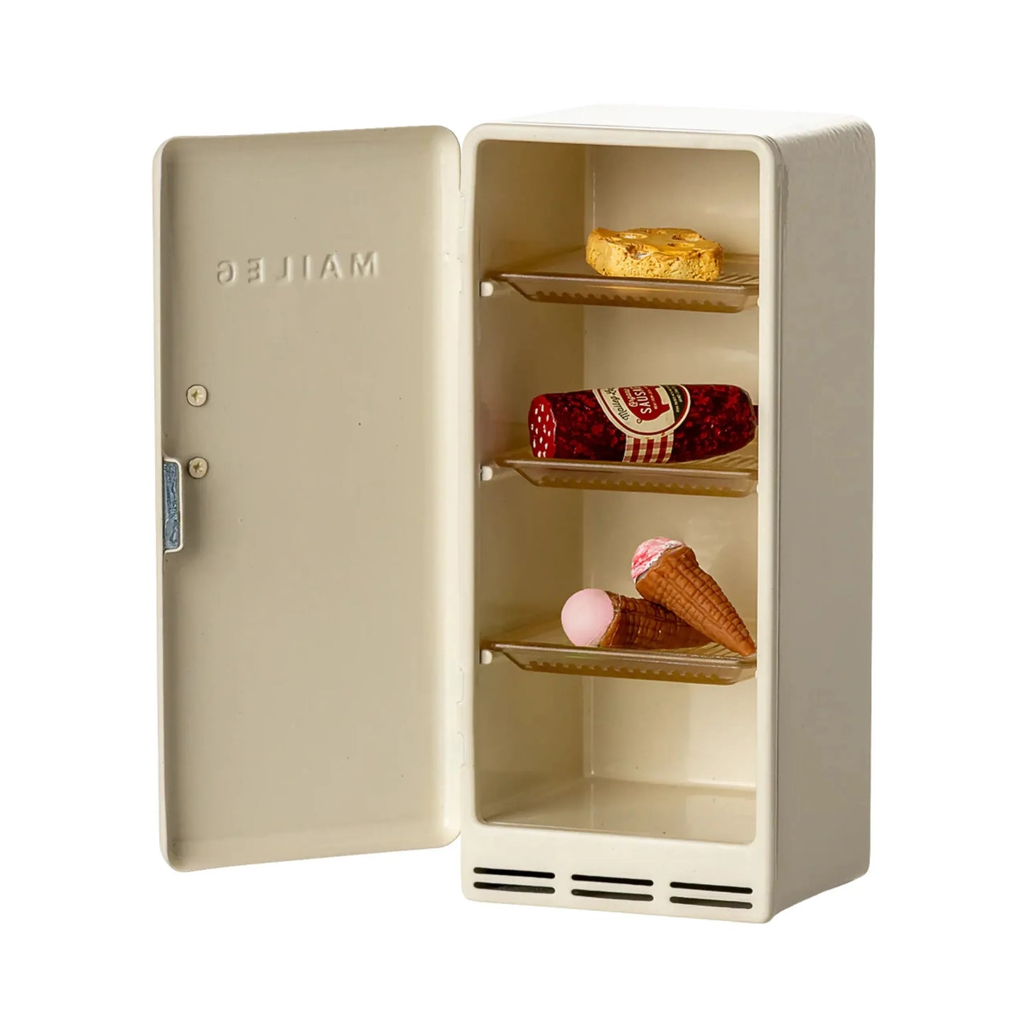 Maileg Kühlschrank, Maus Creme