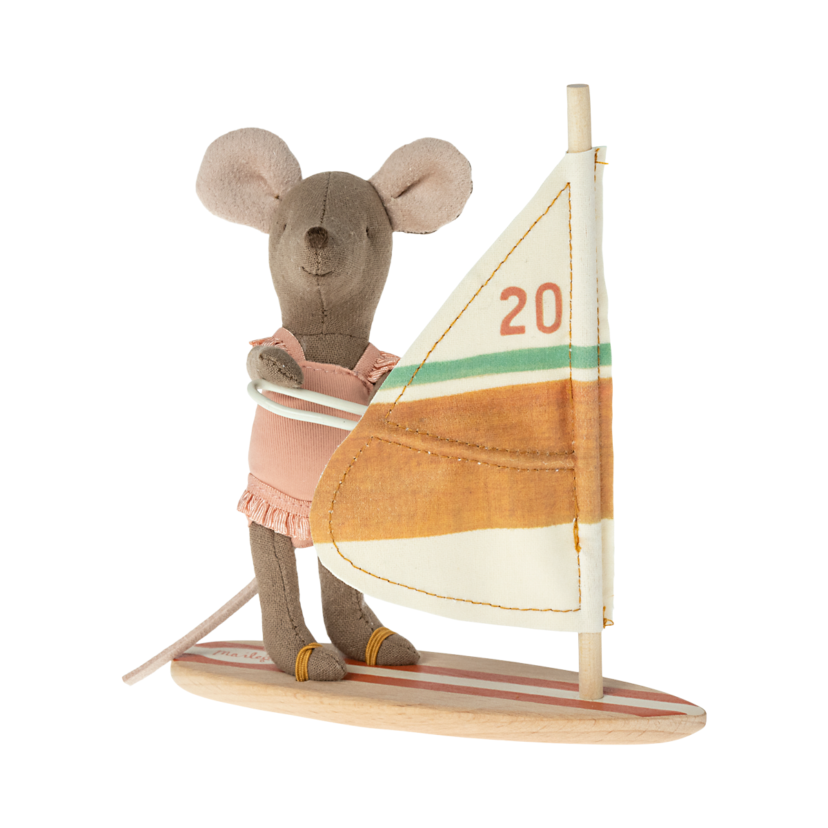 Maileg Surfer Beach Maus kleine Schwester