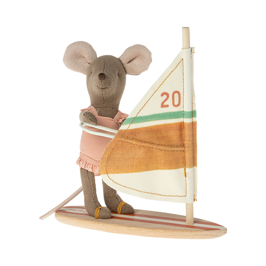 Maileg Surfer Beach Maus kleine Schwester