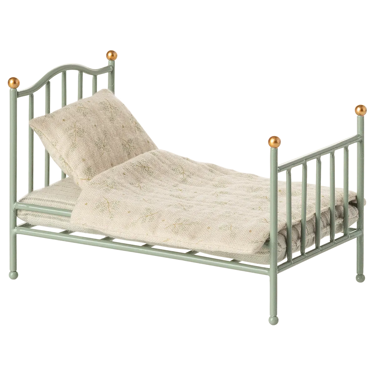 Maileg vintage Einzelbett Maus mint
