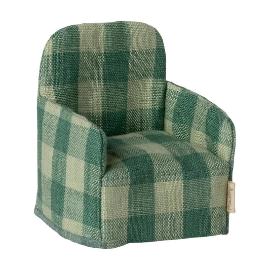 Maileg Klappstuhl grün kariert