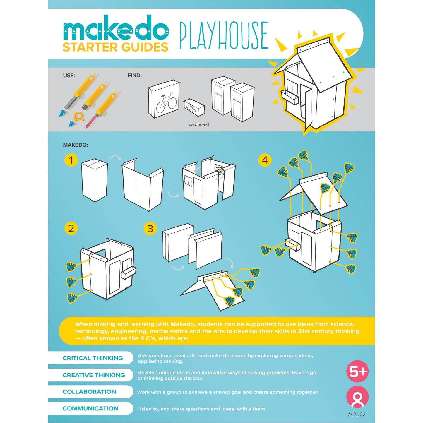 Makedo Diccover ENTDECKEN | Makedo Karton-Baukasten