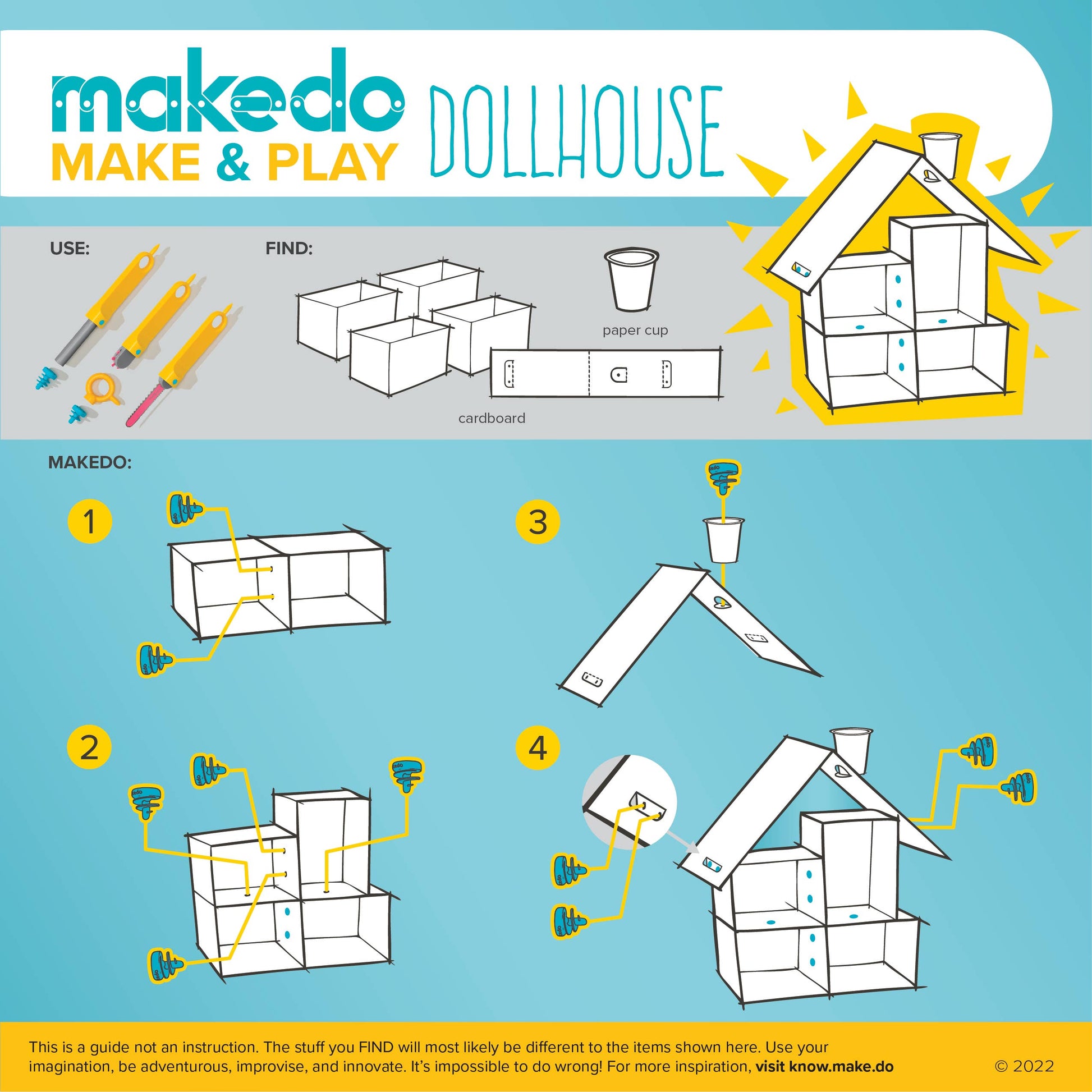 Makedo Diccover ENTDECKEN | Makedo Karton-Baukasten