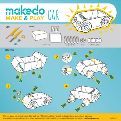 Makedo Diccover ENTDECKEN | Makedo Karton-Baukasten
