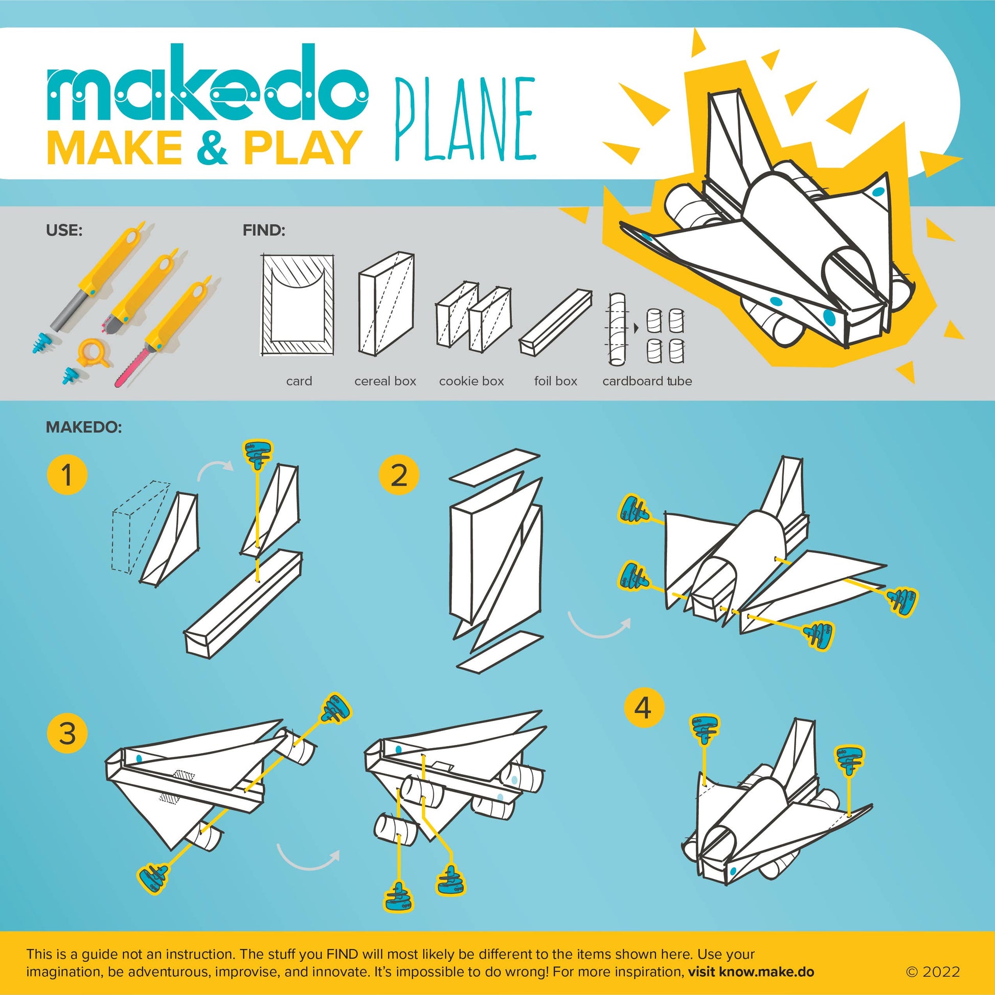 Makedo Diccover ENTDECKEN | Makedo Karton-Baukasten
