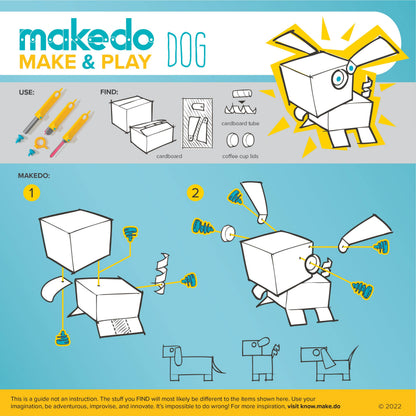 Makedo Diccover ENTDECKEN | Makedo Karton-Baukasten