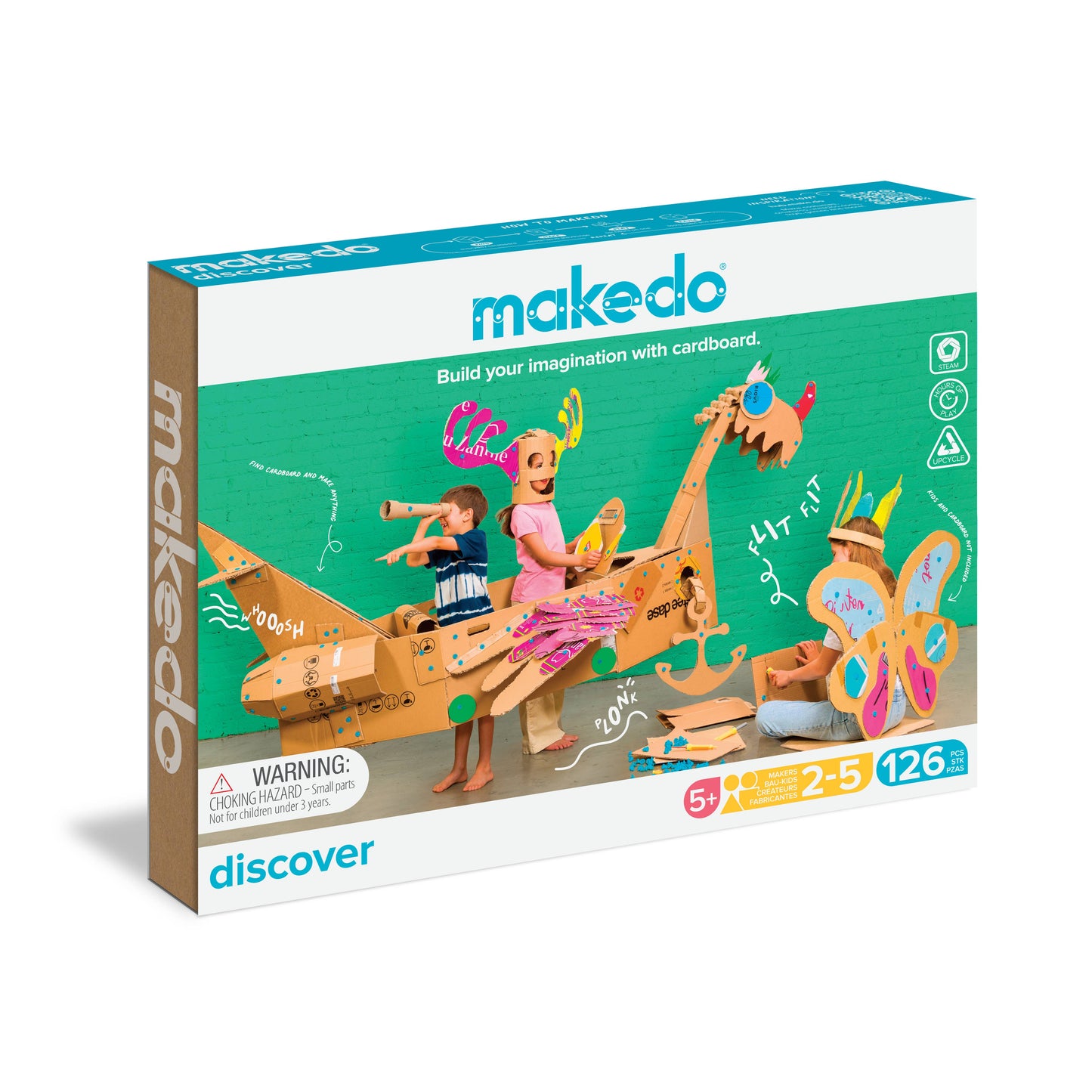 Makedo Diccover ENTDECKEN | Makedo Karton-Baukasten