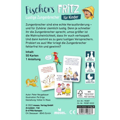 Moses Fischers Fritz lustige Zungenbrecher für Kinder