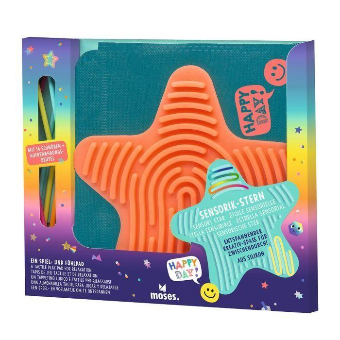 Moses Happy Day Sensorik-Stern mit Silikonschnüren