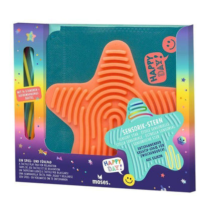 Moses Happy Day Sensorik-Stern mit Silikonschnüren