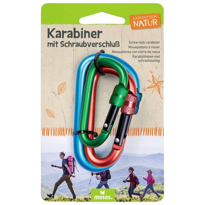 Moses Karabiner mit Schraubverschluss
