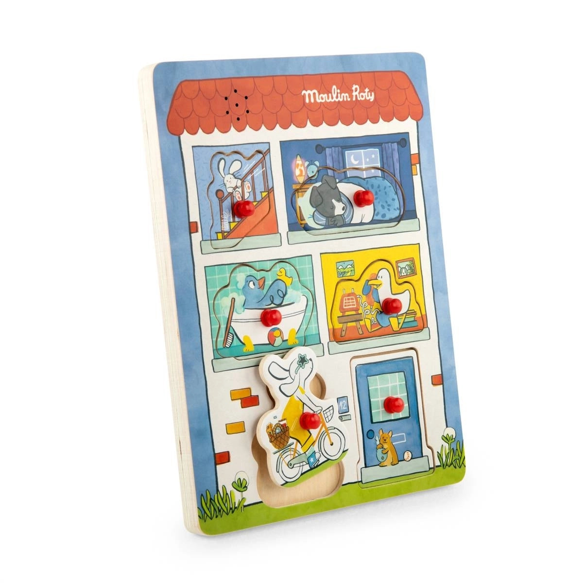 Moulin Roty Sound Puzzle Haus