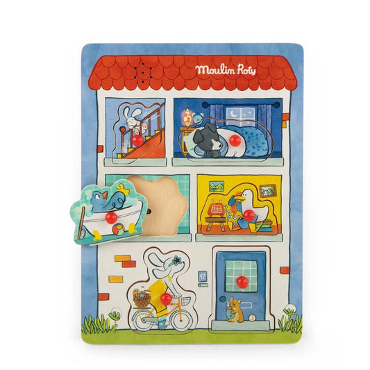 Moulin Roty Sound Puzzle Haus