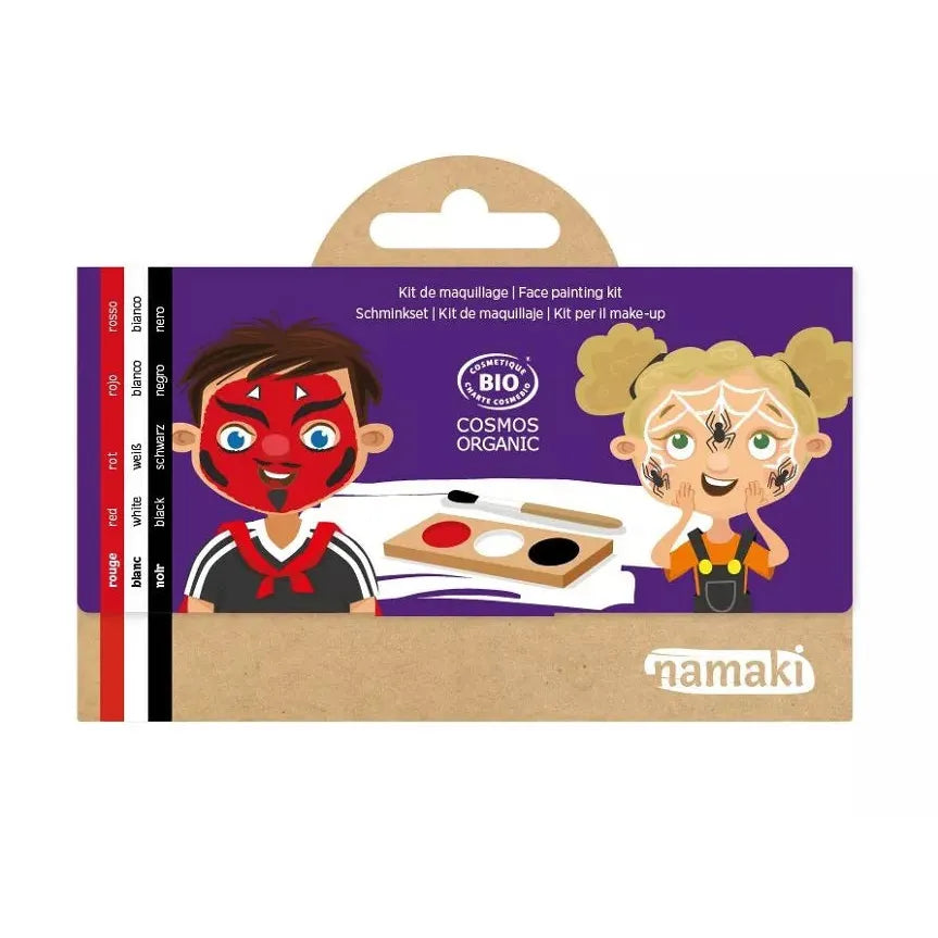 Namaki 3-Farben-Make-up-Set „Teufel und Spinne“