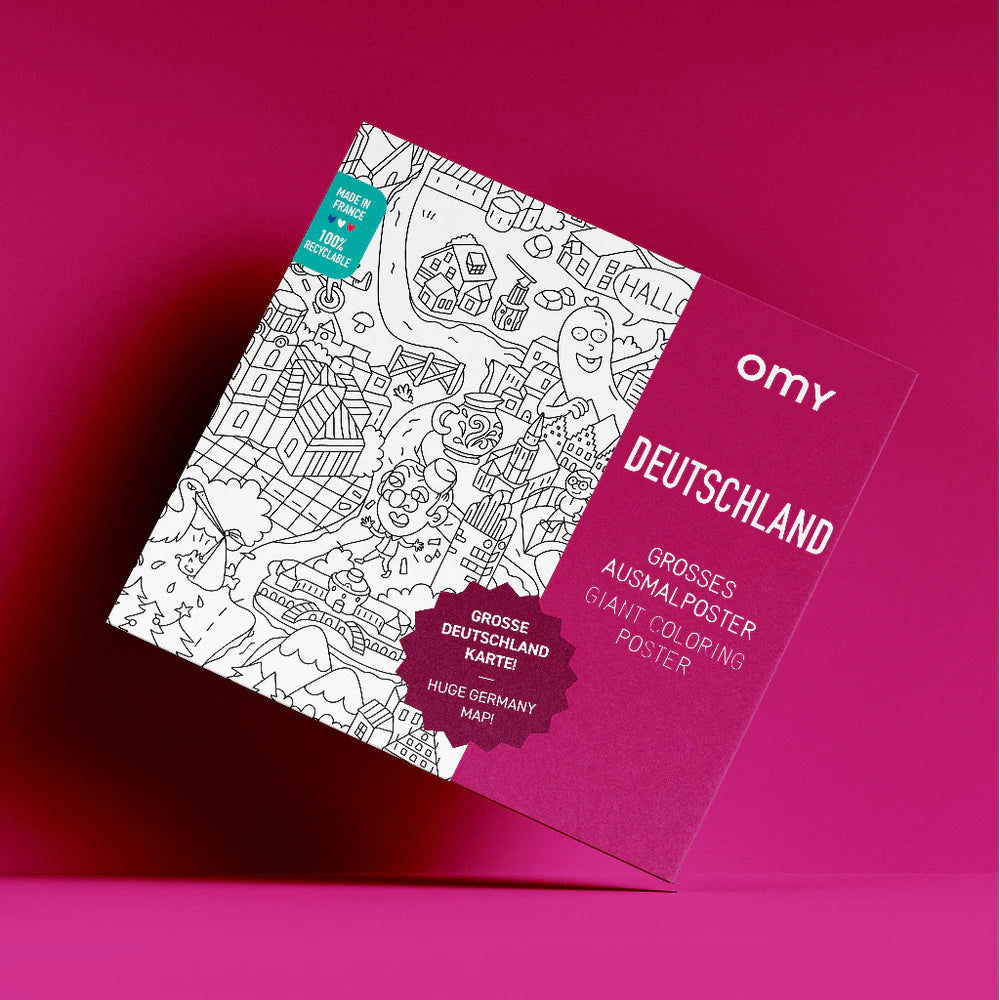 Omy Deutschland Großes Ausmalposter