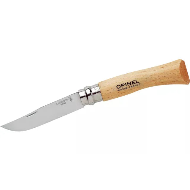 Opinel No 7 Taschenmesser Klingenlänge 8 cm rostfreier Stahl
