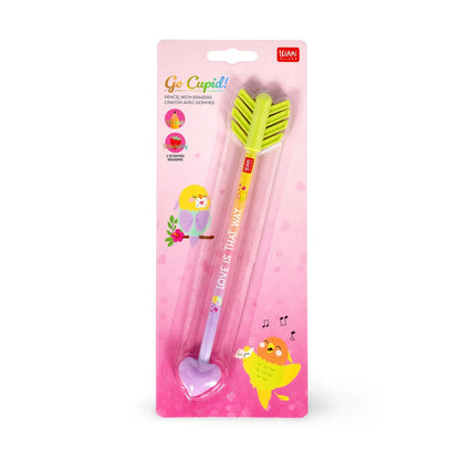 Legami Stift mit zwei Radiergummis mit Duft - Go Cupid!