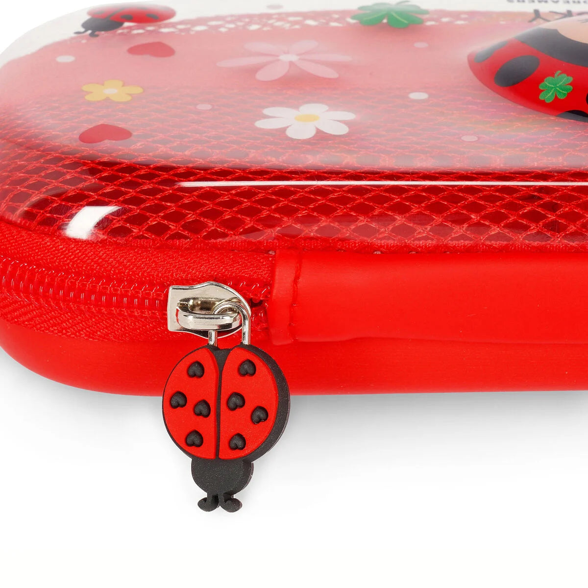Legami Transparentes Hartschalen-Federmäppchen Ladybug - WonderWow
