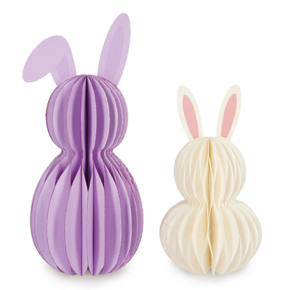 Legami Set mit 2 Faltbaren Häschen aus Papier - Hoppy Easter
