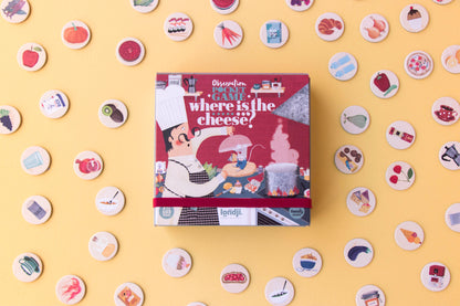 Londji Where is the cheese - Pocket-Memory-Spiel
