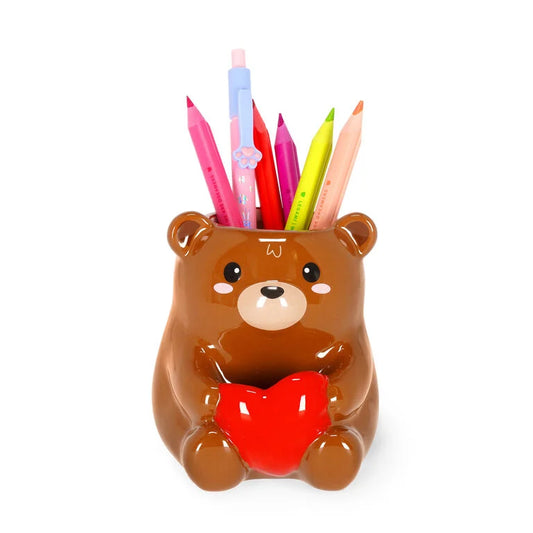 Legami Keramik-Stiftehalter - Teddy Bear - Desk Friends
