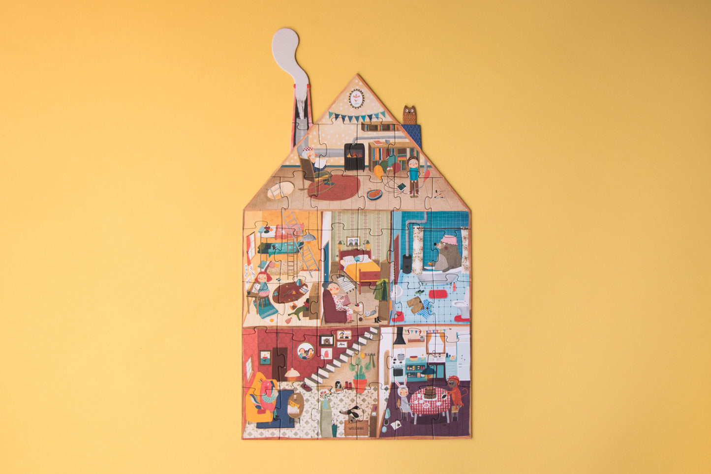 Londji Wendepuzzle - Welcome to my home - 36 Teile