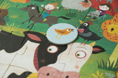 Londji 24-teiliges Puzzle my little farm Bauernhof