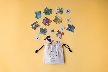 Londji 24-teiliges Puzzle my little farm Bauernhof